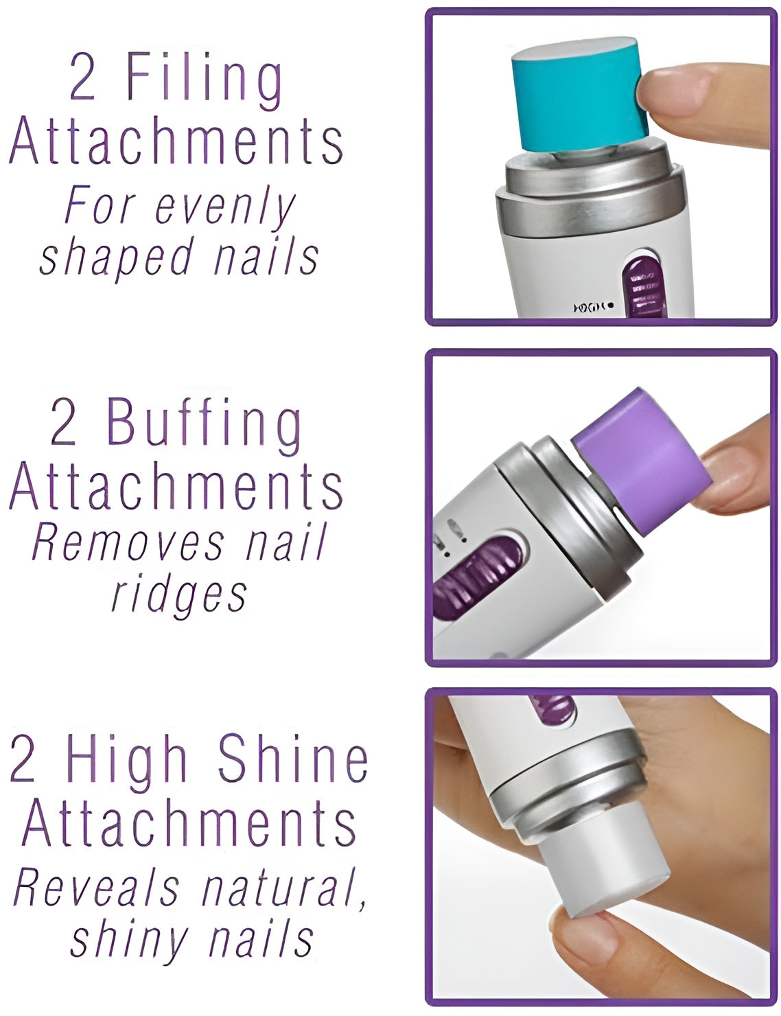 NAKED Nails Electronic Manicure Tool for pocket use