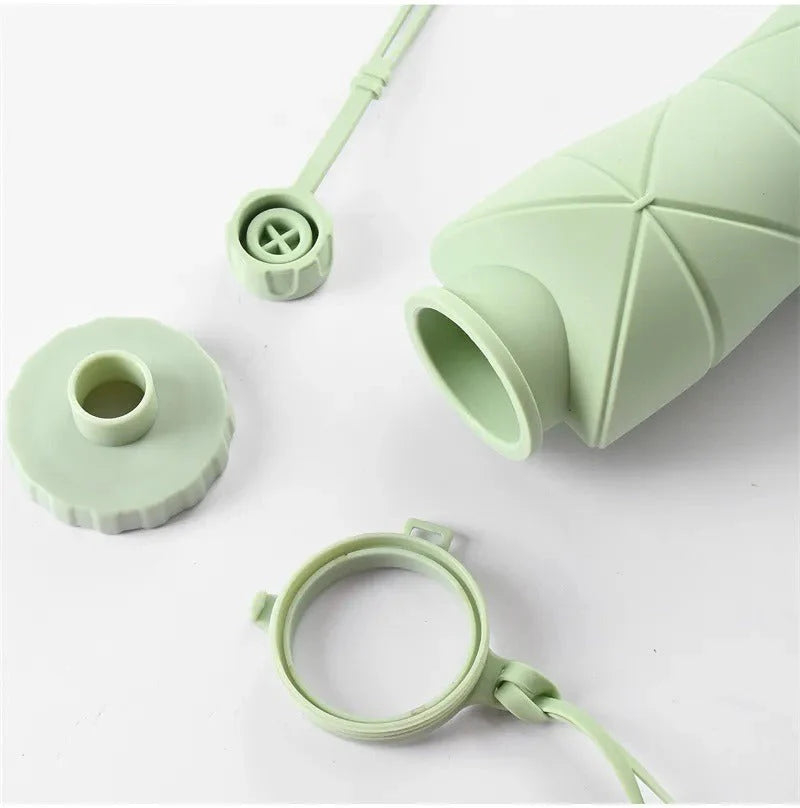 Portable Foldable Water Bottle | BPA-Free Silicone | Outdoor,school & Travel Essential